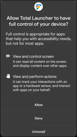 Accessibility Permission