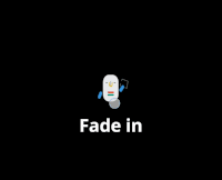 Fade in enter animation Fade in enter animation