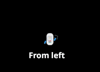 From left enter animation From left enter animation