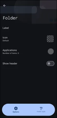 Folder Options