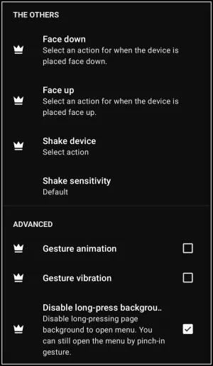 Advanced & Other Gestures Advanced & Other Gestures
