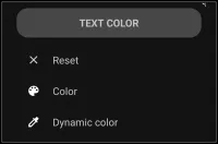 Mixed Graphic - Time/Event Text Color