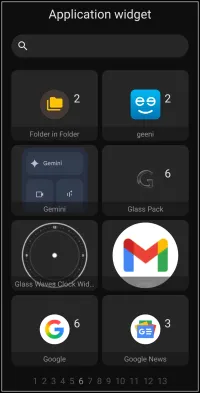 Application Widget Application Widget